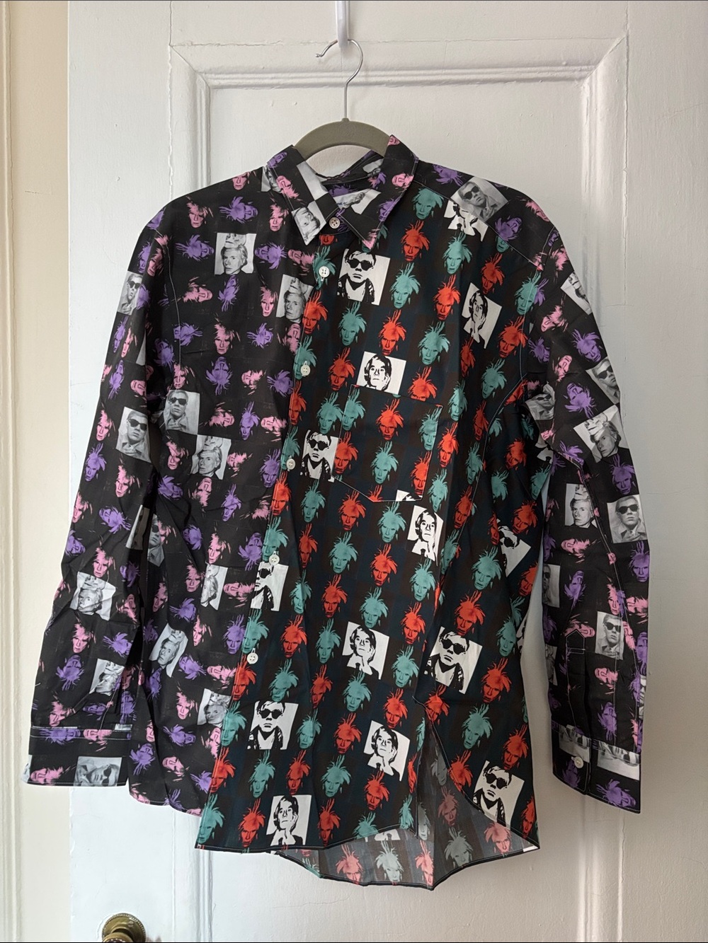NWT RARE COMME DES GARÇONS X ANDY WARHOL SHIRT MEDIUM